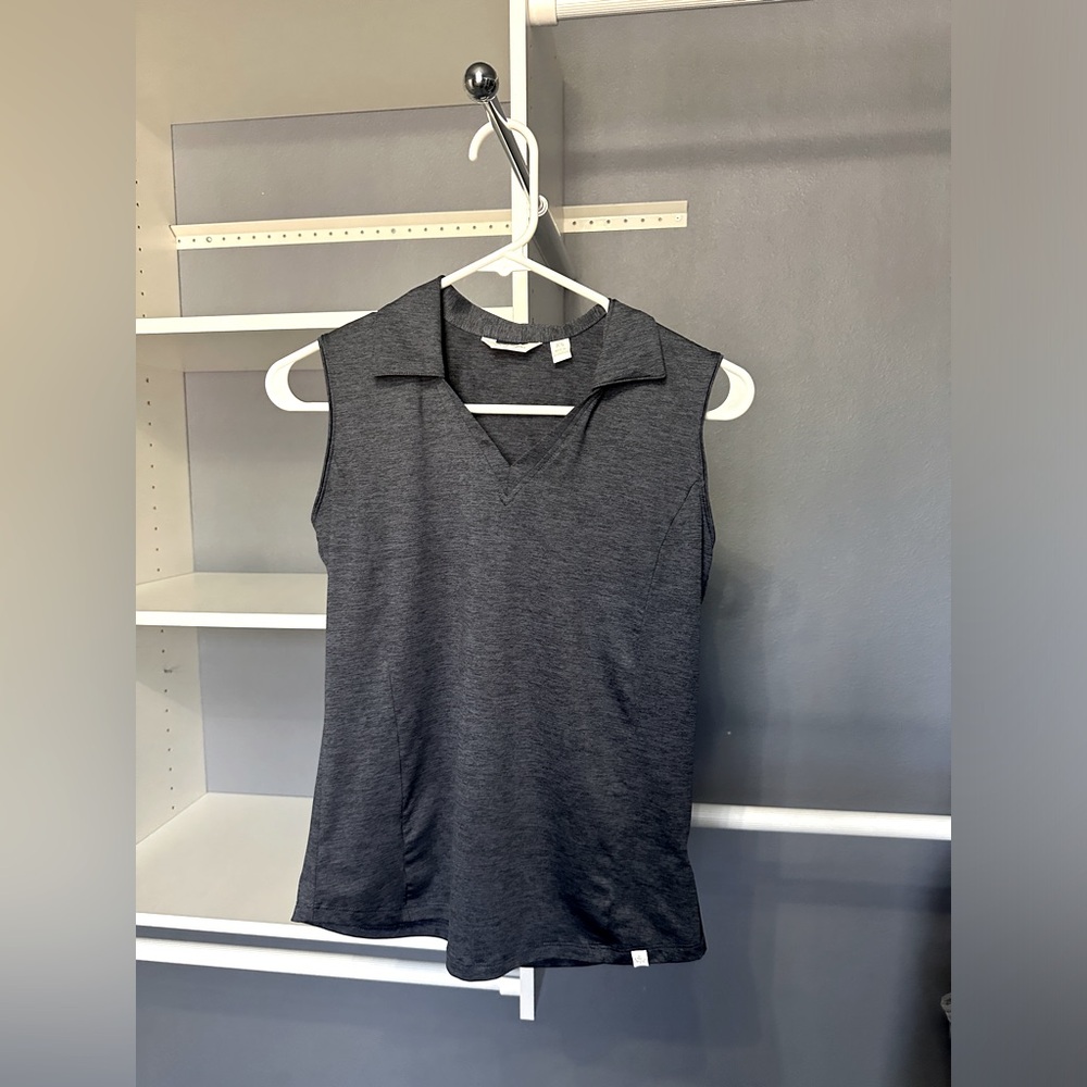 Lady Hagen Spacedye Sleeveless Golf Polo - Size XS